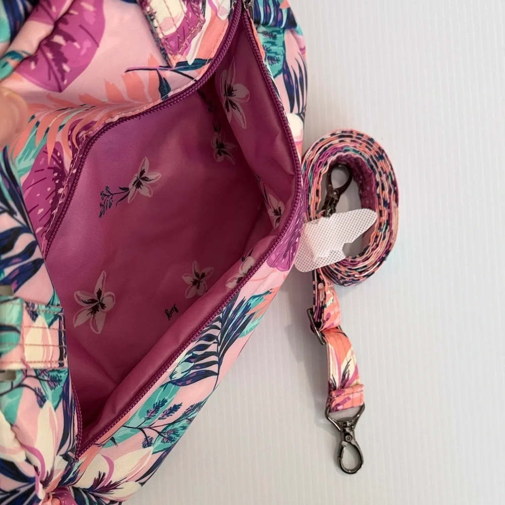 Lug Vibrant Floral Purse - Lug Quilted Convertible Carryall - Jumper